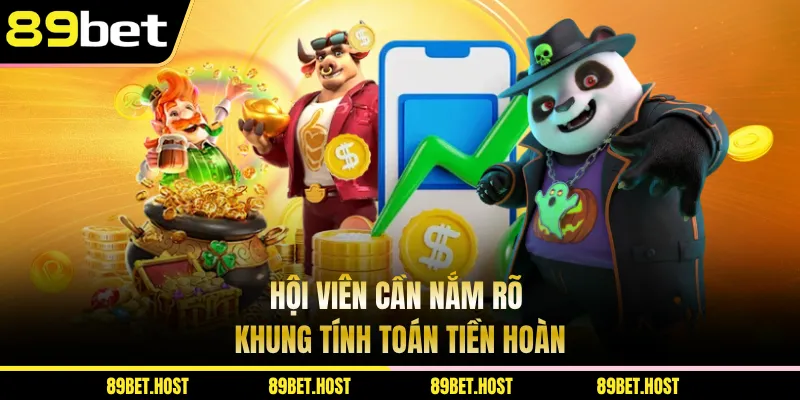 Hội viên cần nắm rõ khung tính toán tiền hoàn